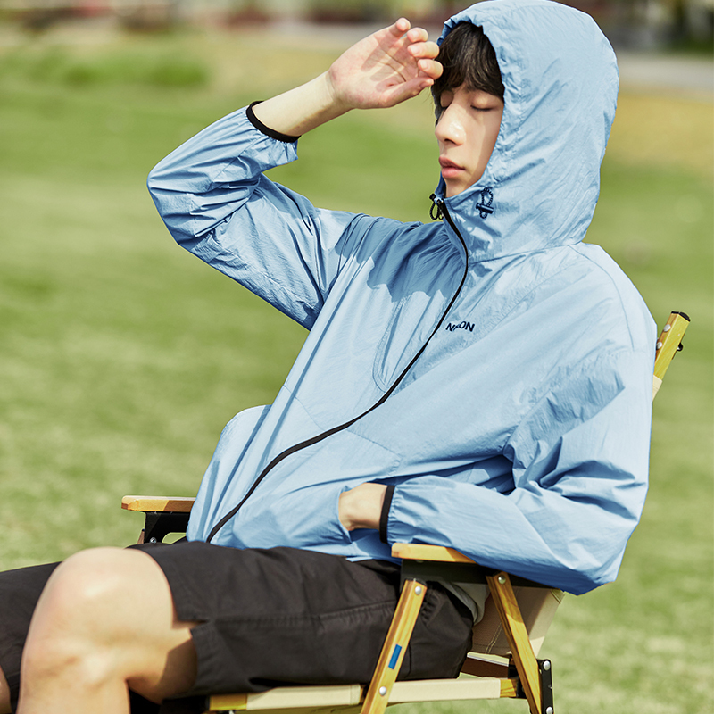 唐狮防晒衣男新款夏季外套男薄款钓鱼防晒服防紫外线连帽透气