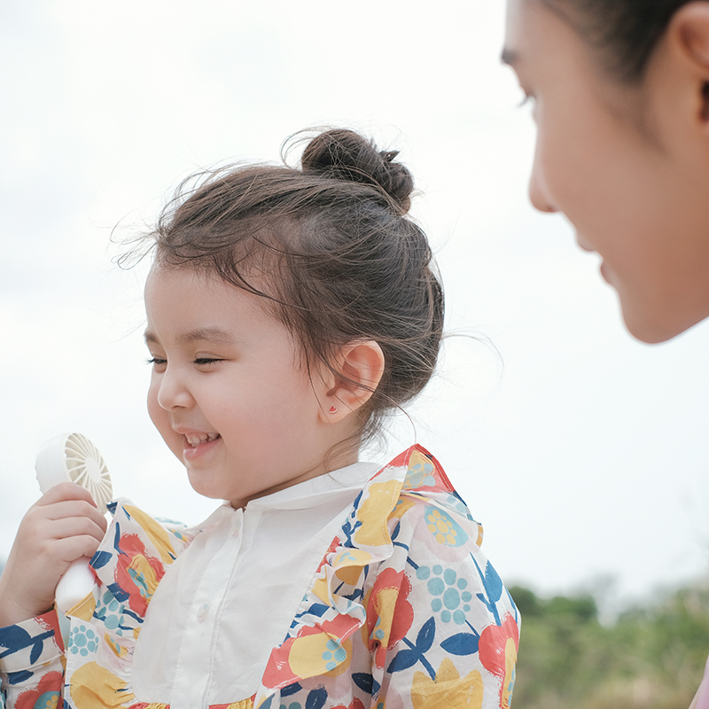 zoyzoii小风扇小型usb风扇迷你宿舍安静手持儿童学生携带大风电扇便携