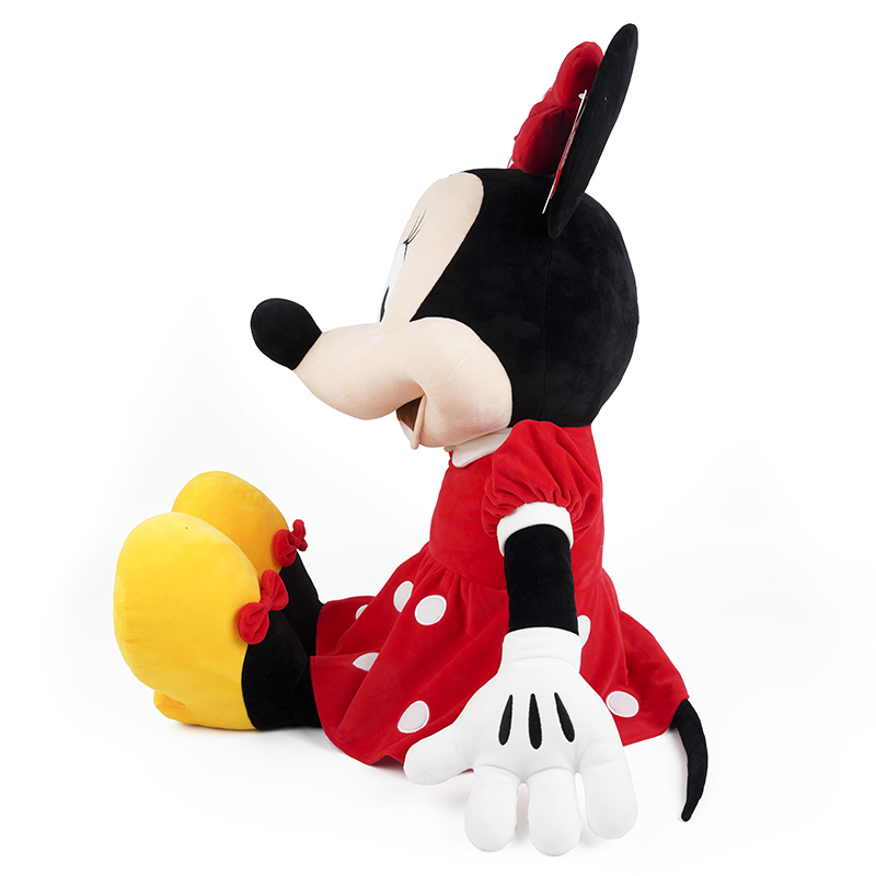 迪士尼 Disney 儿童毛绒玩具男孩女孩玩偶系列 30cm米妮经典款红色