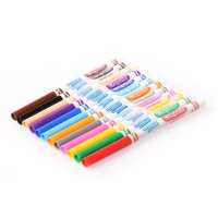 绘儿乐crayola 水彩笔可水洗12色彩色细头绘画笔儿童安全58-7813