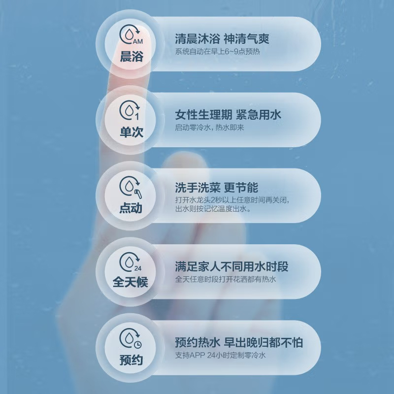 万和(Vanward)16升全面屏零冷水燃气热水器JSQ30-CSP5C16燃气热水器