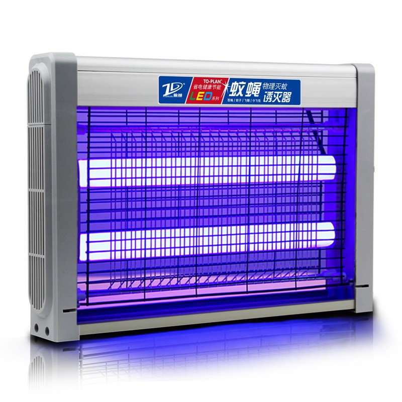 灭蚊灯餐厅电击灭蚊器家用灭蝇灯LED器商用饭店可悬挂 三维工匠 10瓦(LED款黑色)精英版