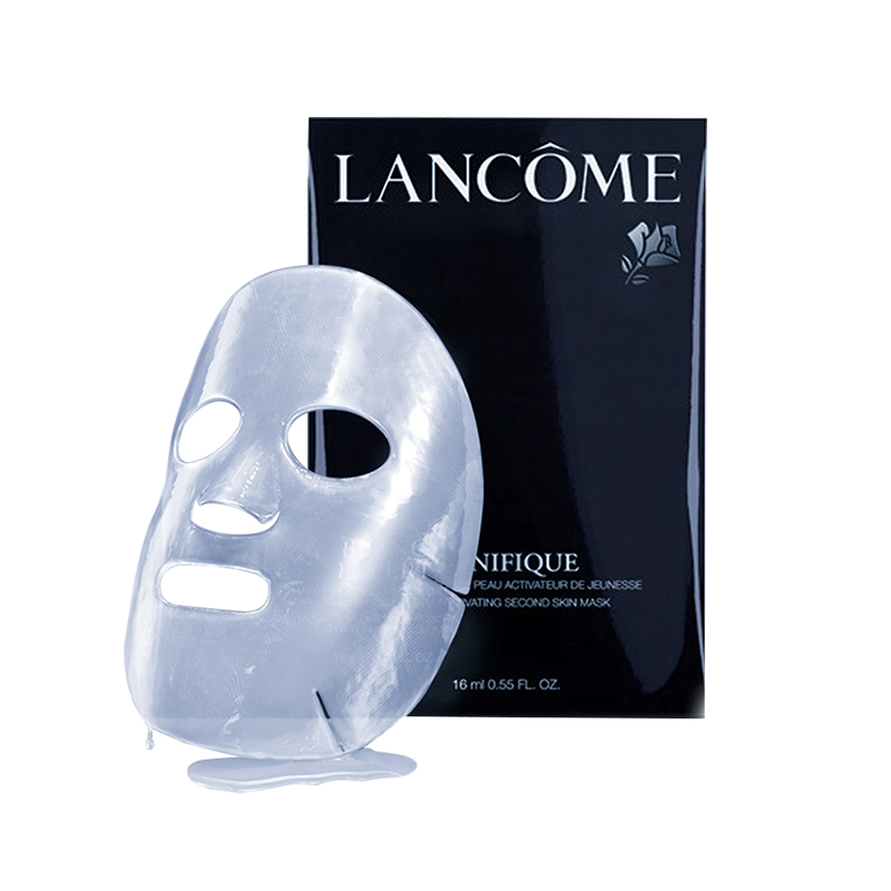 兰蔻(LANCOME)新精华肌底面膜 16ml*6片 小黑面膜贴 补水 保湿