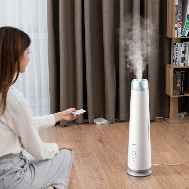 小熊(Bear)加湿器 JSQ-E45H1 4.5升智能落地式加湿器 静音家用卧室办公室双重净化空气大容量加湿