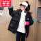 可莉允女童冬装羽绒棉服2022新款洋气儿童冬季加厚棉袄中大童棉衣外套潮