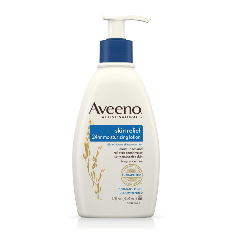 Aveeno 艾惟诺成人孕妇燕麦缓解肌肤瘙痒保湿润肤乳 深蓝装 354毫升