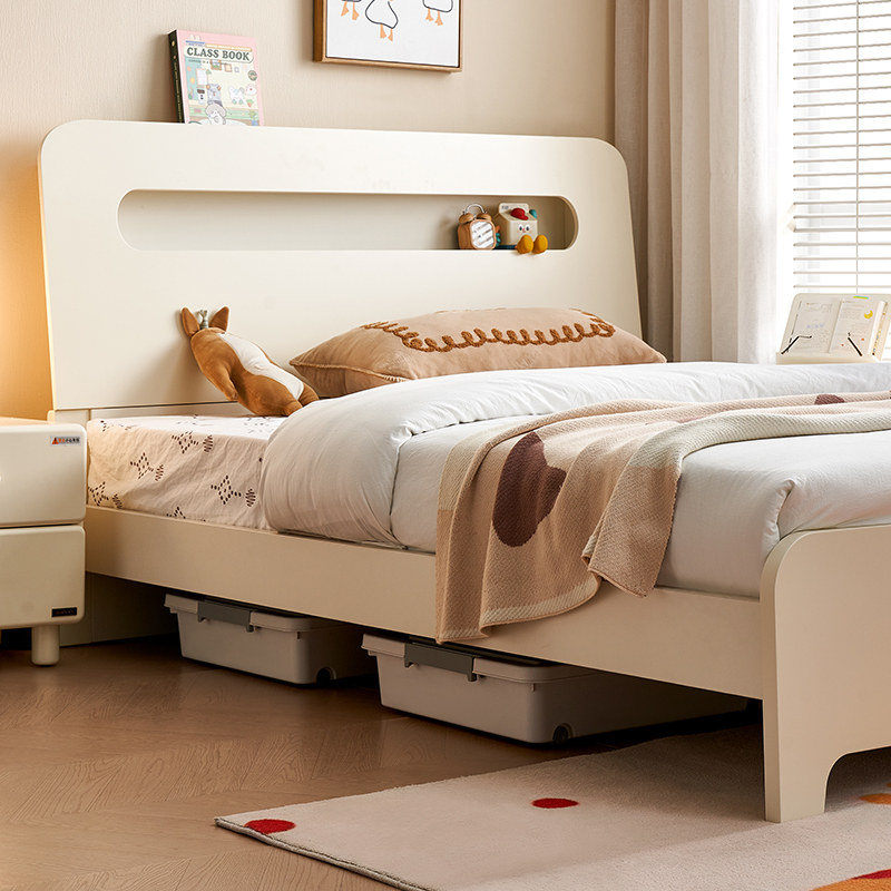 全友家居现代简约儿童床青少年男孩单人床女孩卧室公主床高清大图