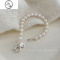JiMiXIGN方牌淡水珍珠手链女925银银轻奢小众设计手环女生闺蜜手镯春