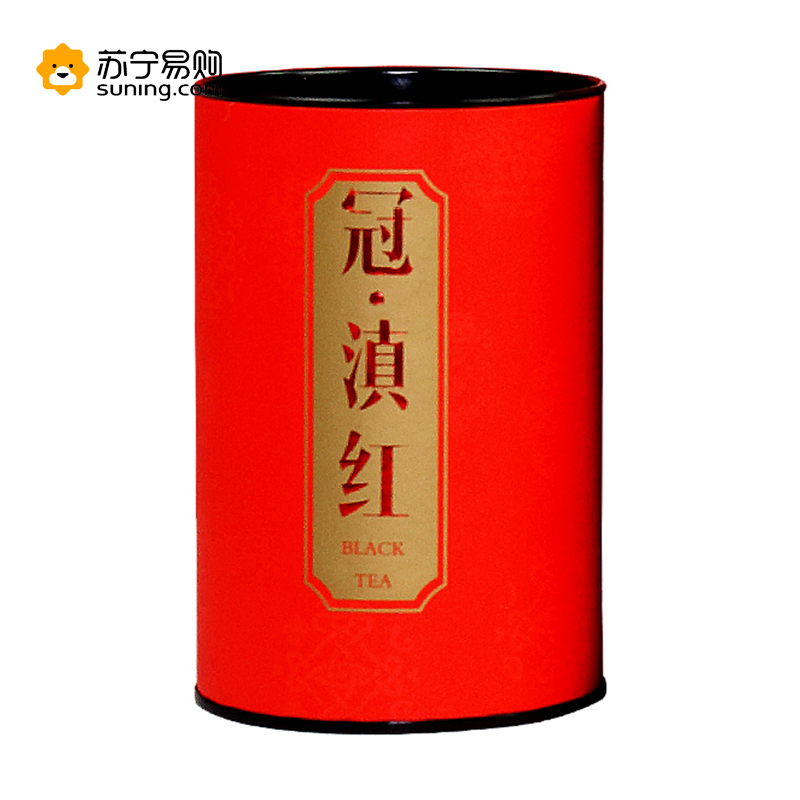 西湖龙冠滇红红茶云南2019年滇红红茶茶单罐自饮装50g