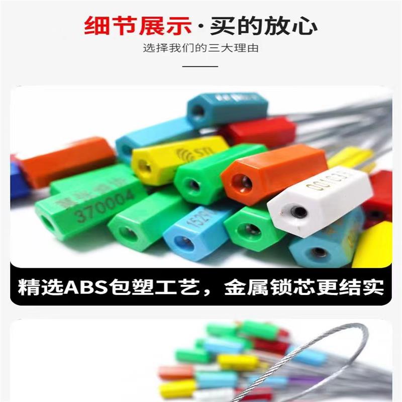 盛京联硕 钢丝铅封 1.2米100条(颜色备注) 包高清大图