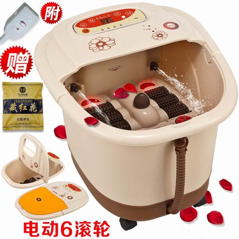 凯仕乐(KASRROW) 足浴器 KSR-A816 冲浪 恒温加热 电动滚轮 按摩足浴盆高清大图