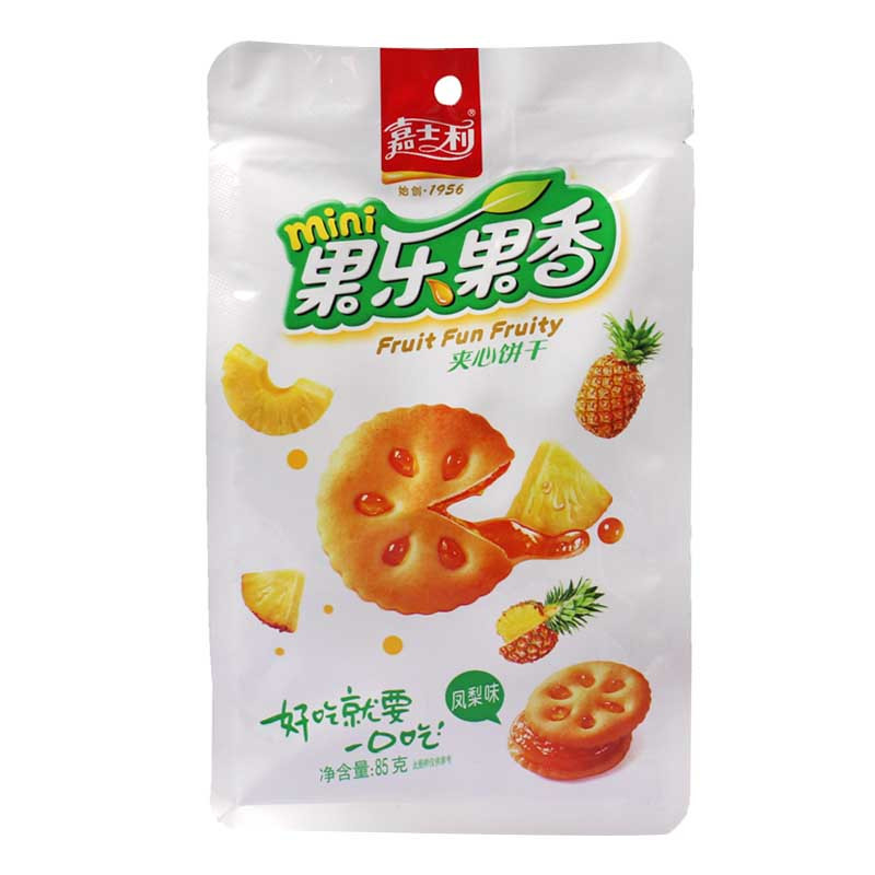 嘉士利凤梨味果酱夹心饼85g