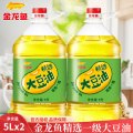 金龙鱼优选一级大豆油5L桶装 5L*2桶