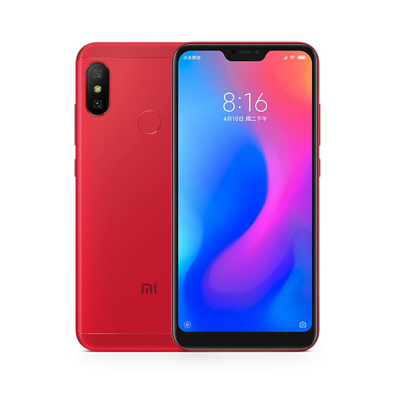 Xiaomi/小米 红米6 Pro 4GB+64GB 赤焰红 移动联通电信4G全网通手机