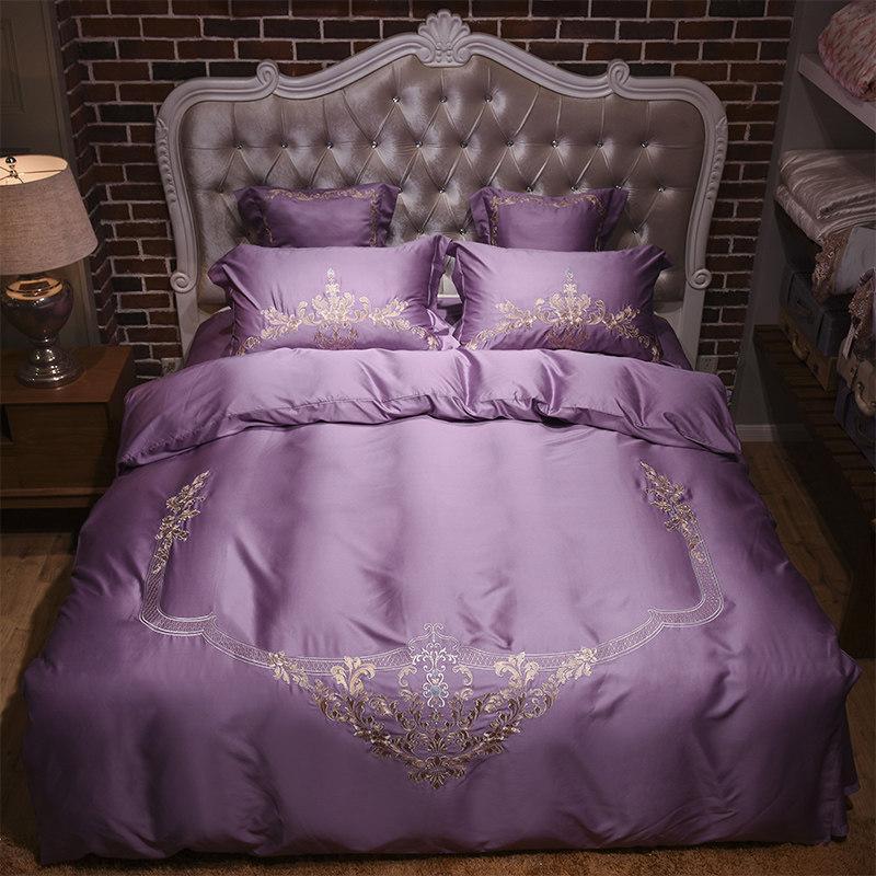 新款60S天丝绣花四件套