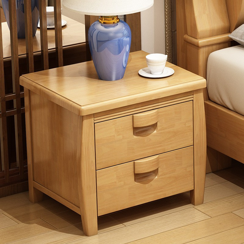 梦 思扬 床头柜 现代简约小型尺寸卧室收纳储物实木简易款床边窄柜子