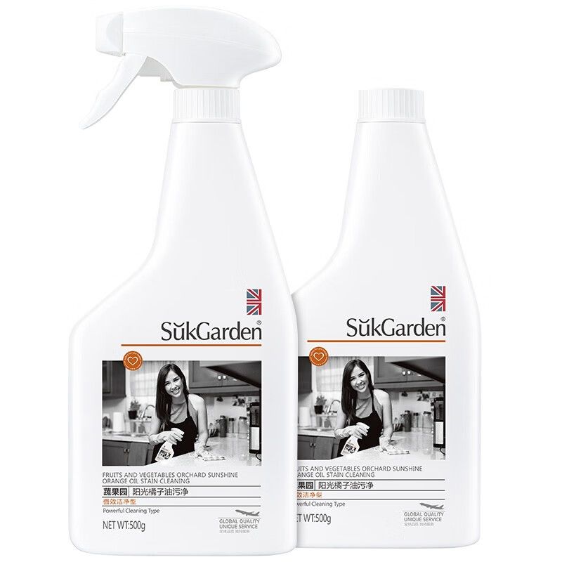 蔬果园阳光橘子油污净(强效洁净型) 500g*2瓶
