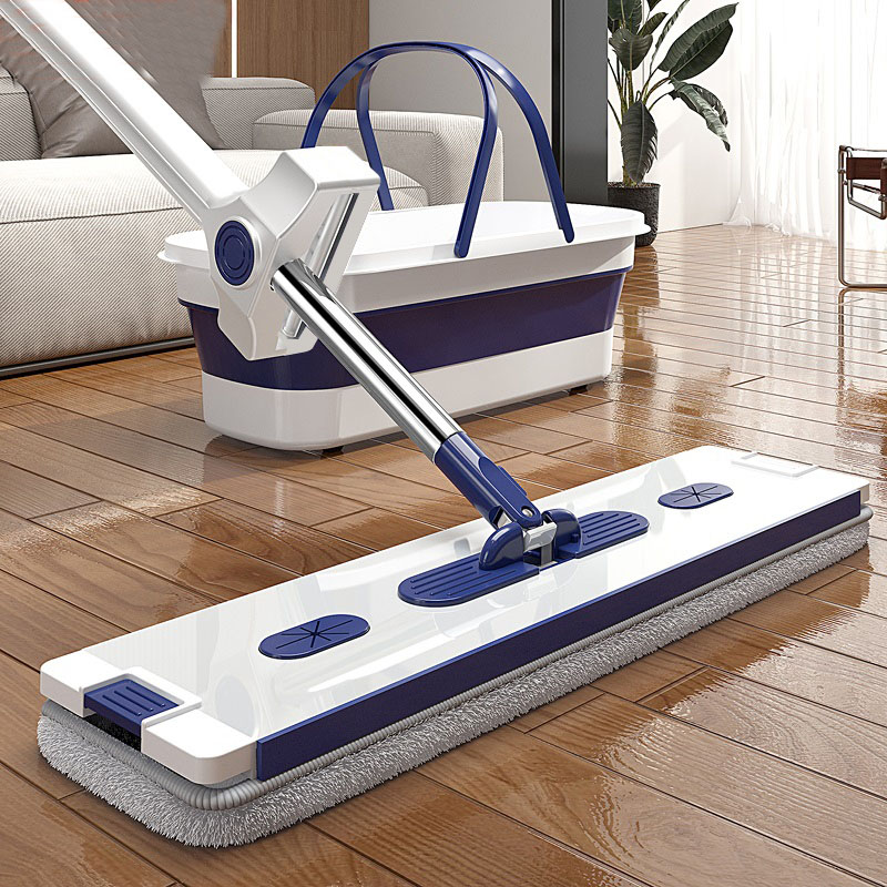 3M 铝合金免手洗平板拖把2024新款家用一拖懒人净地拖布拖地神器墩布