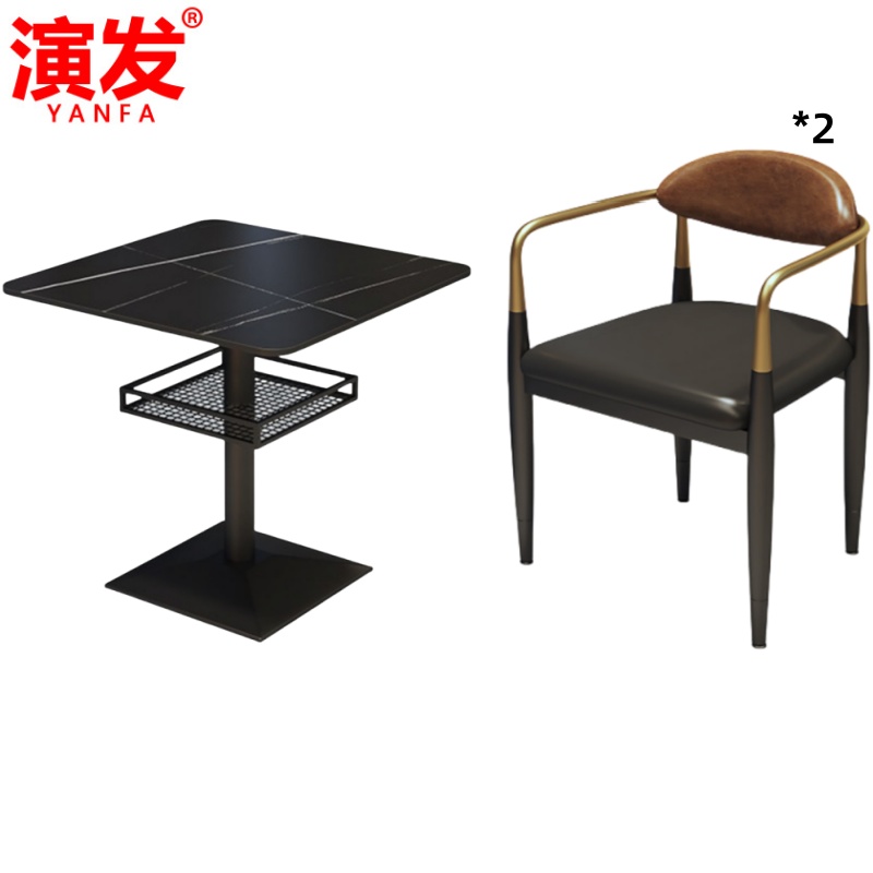 演发 沙发一桌两椅 套高清大图