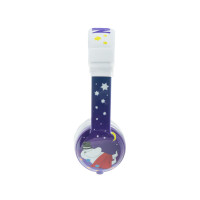 buddyPHONES MOOMIN儿童专用耳机头戴式英语听力学习视频通话有线耳机正版可爱卡通漫画小孩生日礼物 紫色