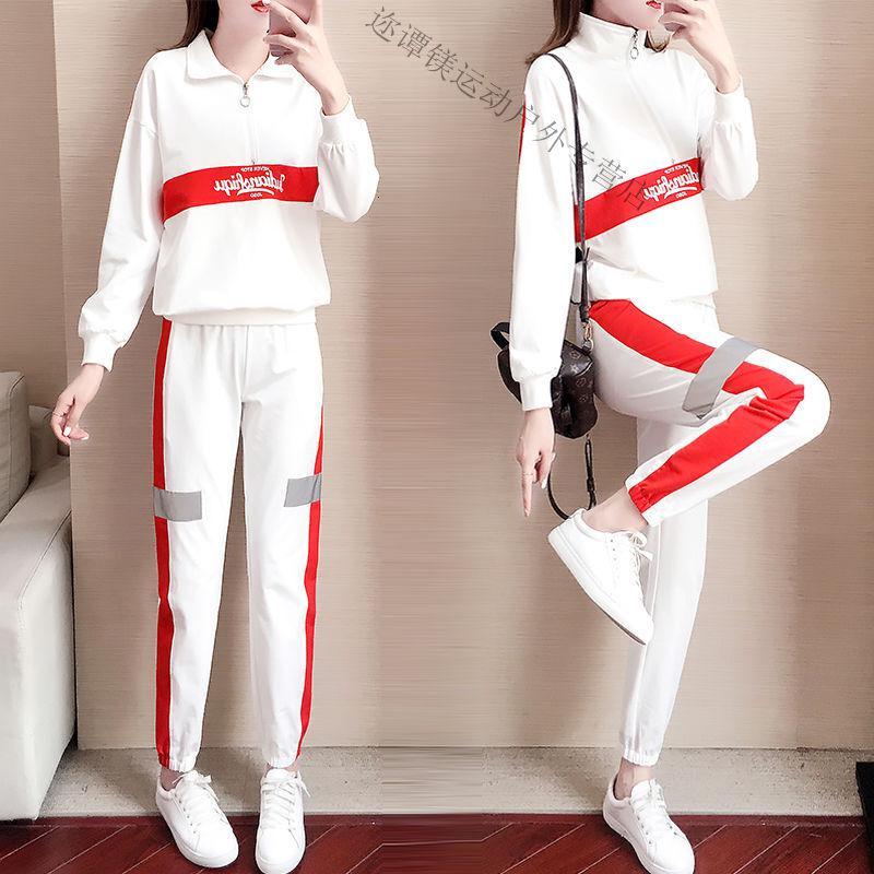 珂卡慕(kekamu)设计师品牌女装 潮牌女装春装休闲运动套装女2020新款