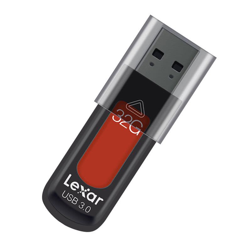 雷克沙(Lexar)S57 U盘 32GB 高速USB3.0 读速130MB/S 时尚便携 内含加密软件 红色图片