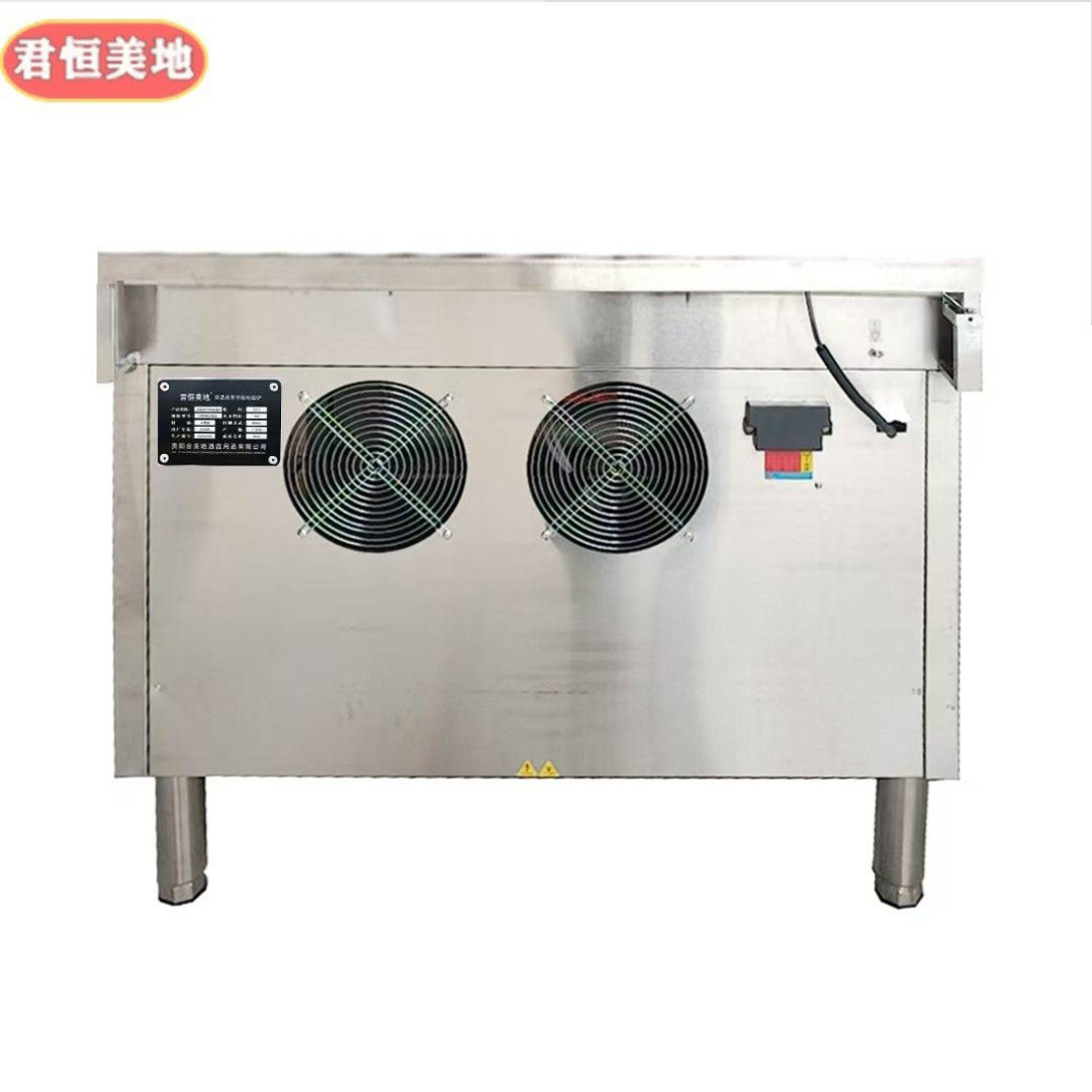 君恒美地 双温商用节能电磁炉 1300*800*800 台高清大图