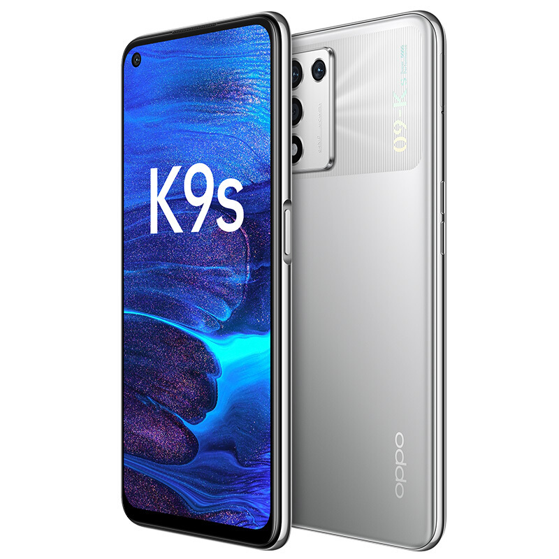 OPPO K9s 6+128GB 霓幻银海 骁龙778G 120Hz电竞屏 5000mAh长续航 6400万人像三摄 游戏拍照 5G手机
