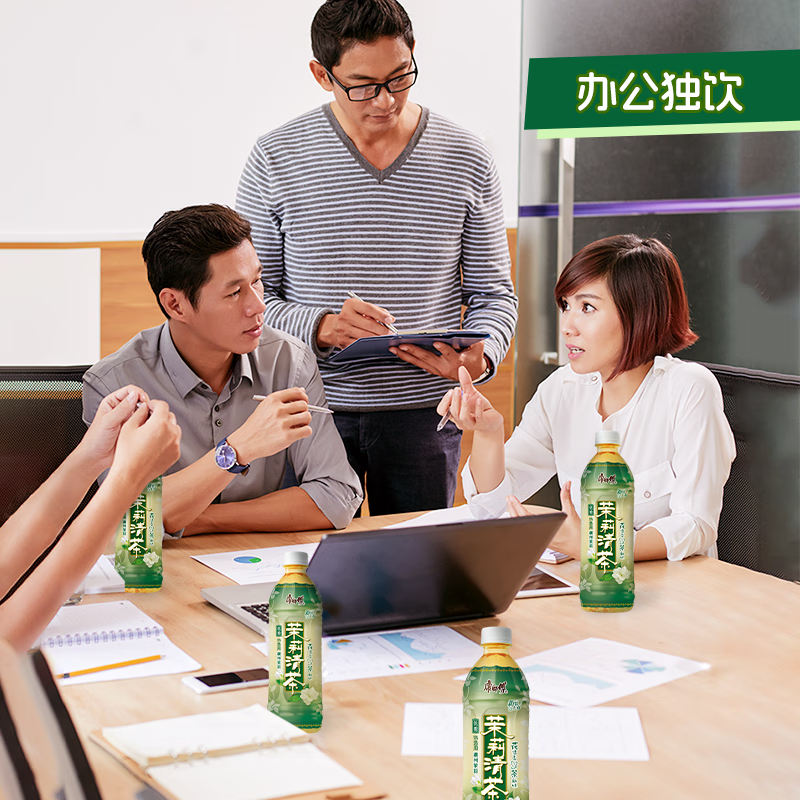 康师傅 清新茉莉清茶 茉莉花茶饮料 整箱量贩装500ml*15瓶
