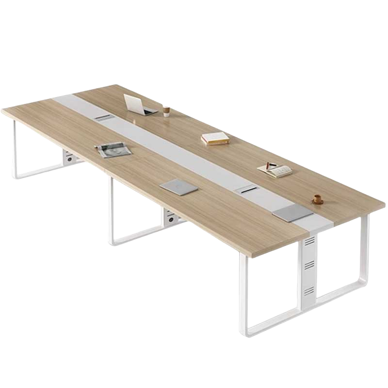 铭思达会议桌洽谈桌4500*1500*750mm张高清大图