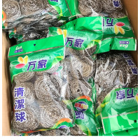 万家钢丝球6只装