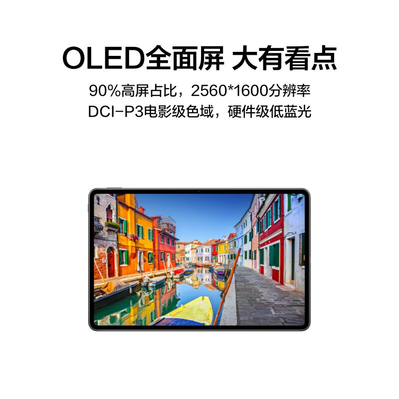 华为HUAWEI MatePad Pro 12.6英寸 2021平板电脑 8GB+256GB WIFI 冰霜银 麒麟9000E芯片 鸿蒙HarmonyOS OLED全面屏 八扬声器