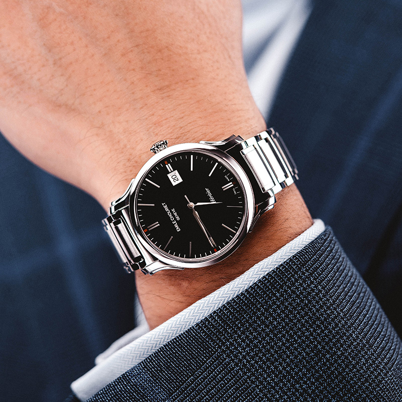 （Emile Chouriet）瑞士艾米龙表传承系列男士机械表08.1128.G.6.2.58.6高清大图