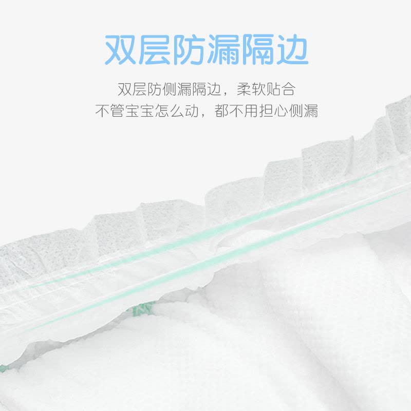 优酷熊婴儿拉拉裤超薄透气M100片(6kg-9kg)中码男女宝宝儿童成长裤L XL XXL新生儿云柔尿不湿加智能尿显图片