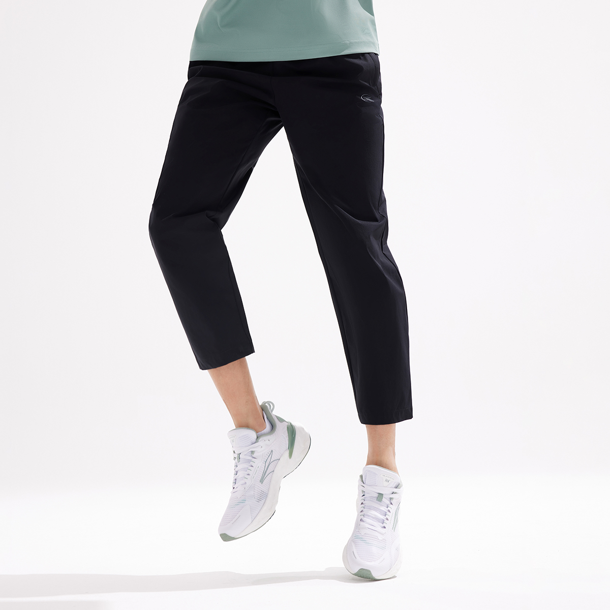 361°运动裤男新款宽松九分裤运动速干裤透气休闲裤跑步裤子男652514708V高清大图