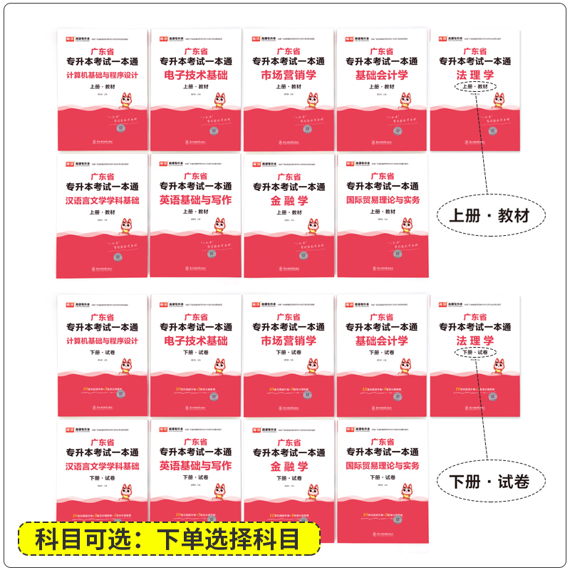 政治+英语+语文+汉语言文学[教材] 广东省 [友一个正版]2023年广东专插本教材试卷 专业综合课 计算机基础与程序设高清大图