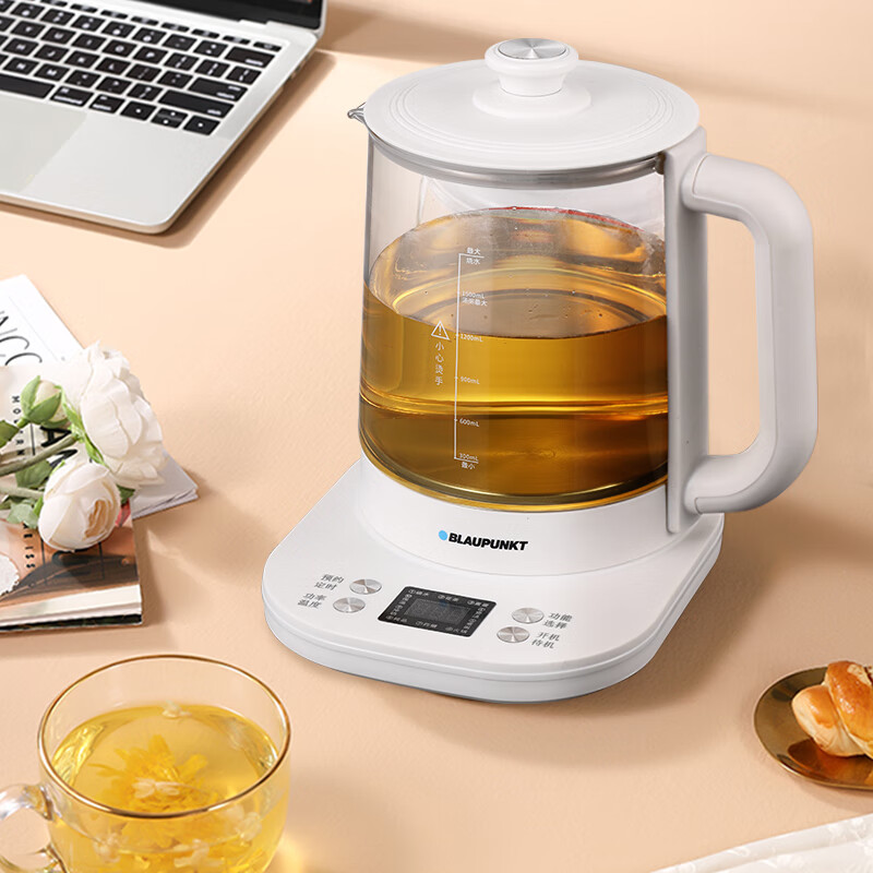 (顺丰发货)蓝宝(BLAUPUNKT)液体加热器养生壶1.8L BP-YS188F米白色高清大图