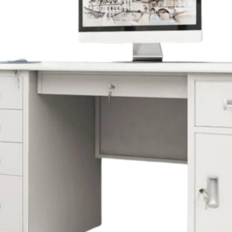 鑫龙都钢制办公桌高清大图