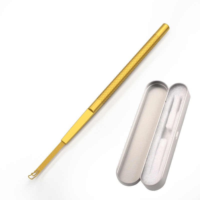 德国ausbanner三连挖耳勺掏耳神器掏耳勺采耳工具挖耳钳勺掏耳朵 炫彩