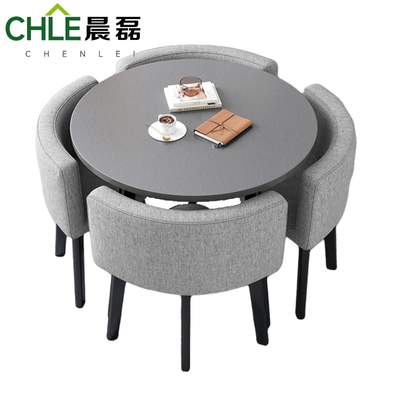 晨磊洽谈桌一桌四布椅/套高清大图