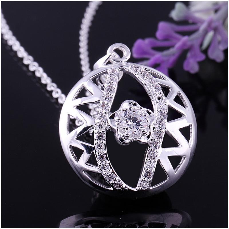 N547 Women Silver Necklace 镀925纯银女项链日韩版锁骨链潮人送女朋友七夕情人节礼物