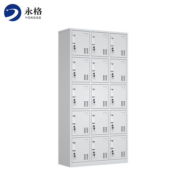永格铁皮柜子家用更衣柜更衣柜员工柜子带锁储物柜宿舍浴室换衣柜储存
