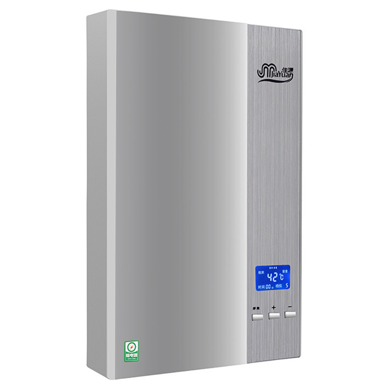 佳源Jiayuan)DSF6-85B银)即热式热水器 家用沐浴洗澡小型快速热直热式微电脑式按键即开即热8800W