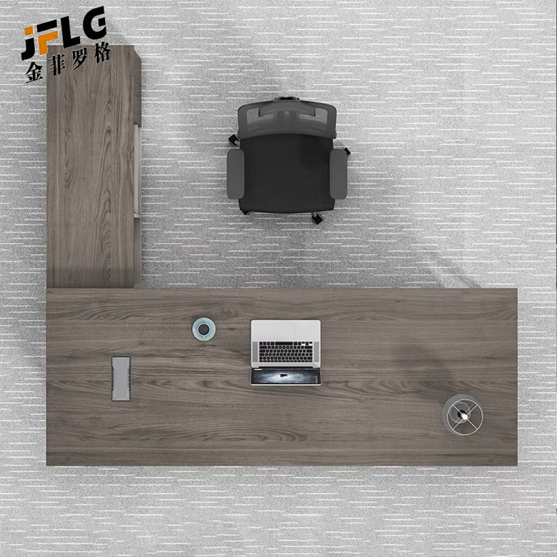 苏宁 金菲罗格 办公家具 板式钢架主管办公经理桌高清大图