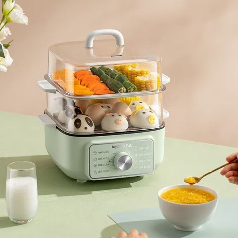 九阳电蒸锅9.3L多功能蒸箱家用锅双层不粘涂层ZD20-GE56高清大图