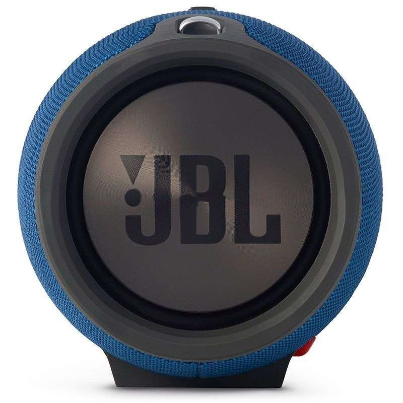 JBL Xtreme 音乐战鼓音箱 高品质立体声 双外部加强低音 防溅支持多点连接 蓝牙户外音响 (蓝色)