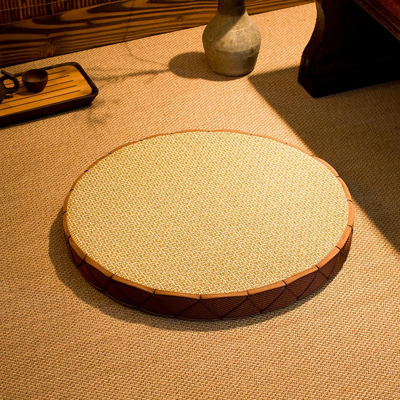 蒲团禅修垫加厚拜佛垫飘窗垫圆形夏季地板打坐垫子榻榻米坐垫