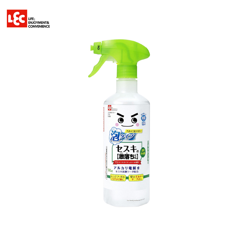 LEC丽固 清洁日用品 油污清洁剂 500ml 激落君泡沫强力去油污电解水S-826