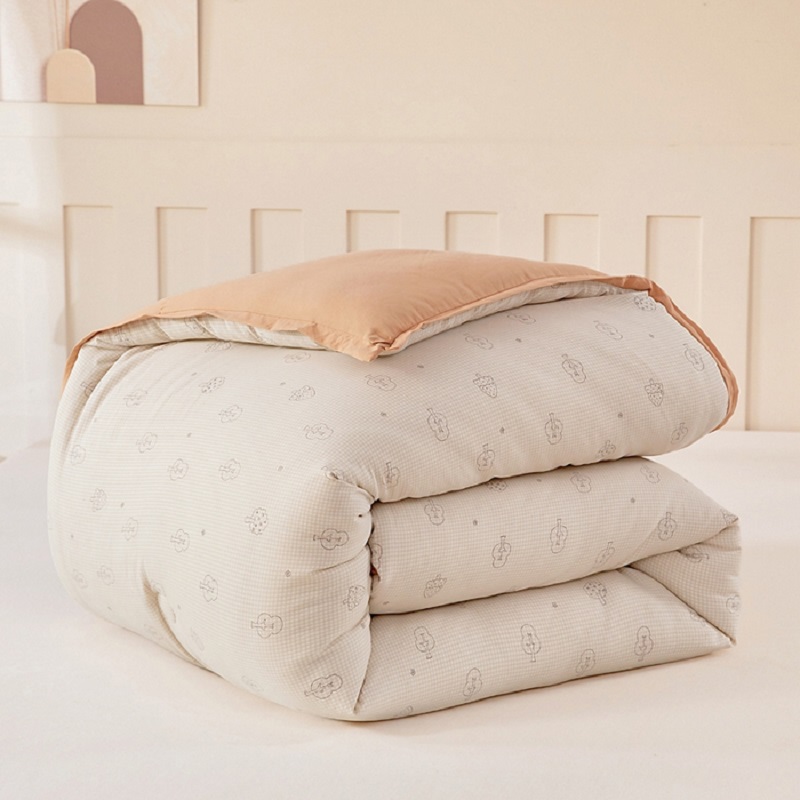 雅鹿贝贝绒养肤被-小森林高清大图