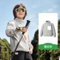 KK树儿童摇粒绒外套 120cm 暮云灰【轻量升级】